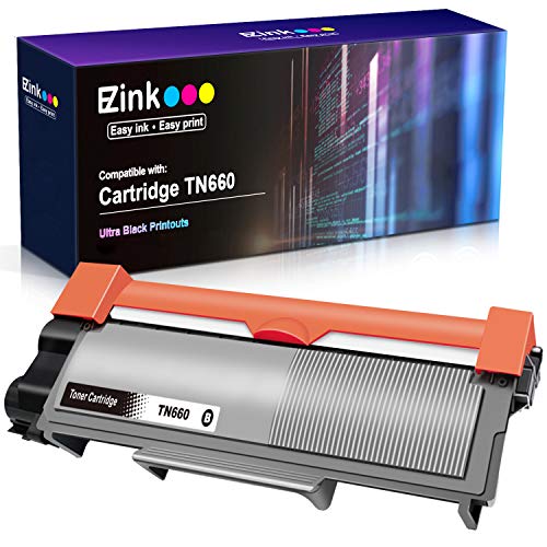 Product Cover E-Z Ink (TM) Compatible Toner Cartridge Replacement for Brother TN660 High Yield to use with HL-L2300D HL-L2320D HL-L2380DW HL-L2340DW MFC-L2700DW MFC-L2720DW MFC-L2740DW Printer (Black, 1 Pack)