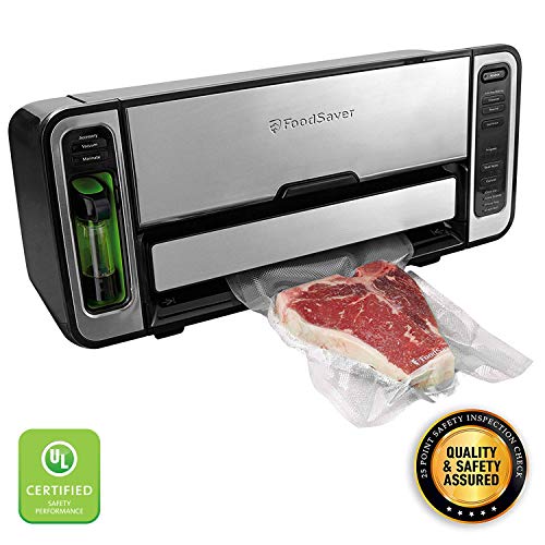 Product Cover FoodSaver FM5860 Vacuum Sealer Machine with Express Bag Maker & Auto Bag Dispense and Rewind | UL Safety Certified | Silver