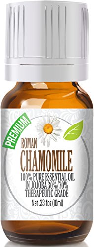 Product Cover Roman Chamomile Essential Oil - 100% Pure in Jojoba (30%/70% Ratio), Best Therapeutic Grade - 10ml
