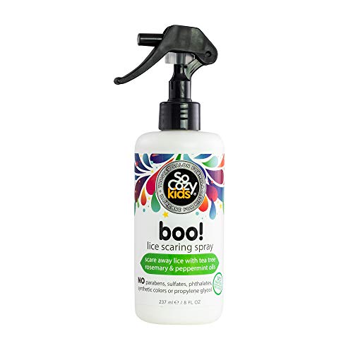 Product Cover SoCozy Boo! Lice Scaring Spray Scares Away Lice... Naturally, 8 Fluid Ounce