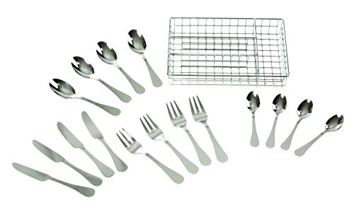 Product Cover Melissa & Doug Stainless Steel Mealtime Utensil Set - Dishwasher-Safe Play Kitchen Accessories