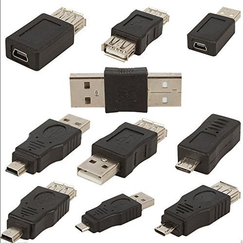 Product Cover ANiceS OTG 5 Pin F/M mini Changer Adapter Converter USB Male to Female Micro USB