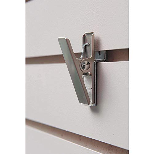 Product Cover NAHANCO SW122 Slatwall Clip - Brushed Chrome (Pack of 12)