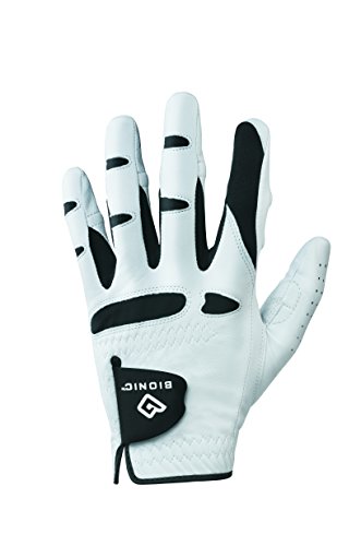 Product Cover BIONIC Gloves -Men's StableGrip Golf Glove W/Patented Natural Fit Technology Made from Long Lasting, Durable Genuine Cabretta Leather.
