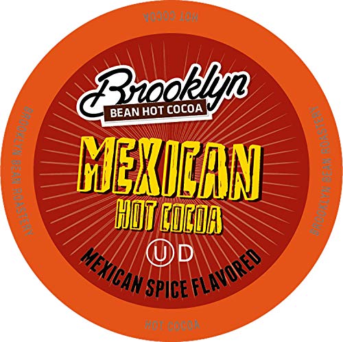 Product Cover Brooklyn Beans Mexican Chocolate Hot Cocoa Pods, Compatible with 2.0 K-Cup Brewers, 40 Count
