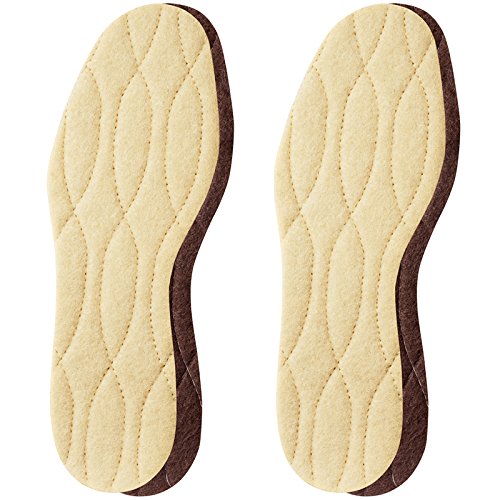 Product Cover Pedag Keep Warm All Natural Insulating Wool Insoles, US 9L/EU 39, 2 Pair