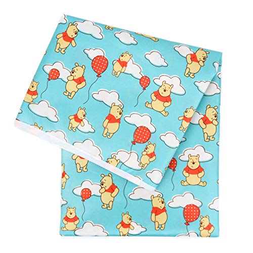 Product Cover Bumkins Disney Winnie The Pooh Splat Mat, Waterproof, Washable for Floor or Table, Under Highchairs, Art, Crafts, Playtime - 42x42