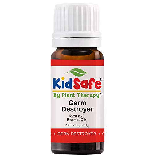 Product Cover Plant Therapy Germ Destroyer Synergy Essential Oil | Guard From Illness, Support Blend for Kids | 100% Pure, KidSafe, Undiluted, Natural Aromatherapy, Therapeutic Grade | 10 milliliter (⅓ ounce)