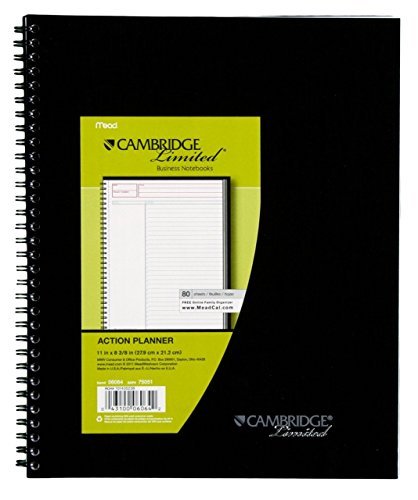 Product Cover Mead Cambridge Limited Business Notebook Action Planner, 2 pk