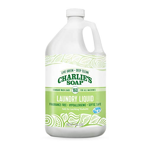 Product Cover Charlie's Soap Laundry Liquid Gallon, 128 Ounce , Packaging may vary.