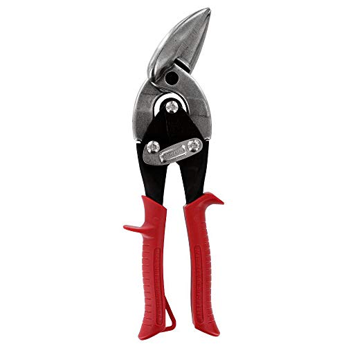 Product Cover MIDWEST Aviation Snip - Left Cut Offset Tin Cutting Shears with Forged Blade & KUSH'N-POWER Comfort Grips - MWT-6510L