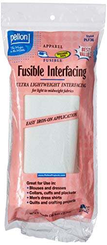 Product Cover Pellon PLF36 Ultra Lightweight Fusible Interfacing, White, 15