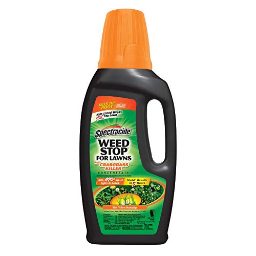 Product Cover Spectracide 511072 Weed Stop For Lawns + Crabgrass Killer Concentrate, 32-Oz, Brown/A