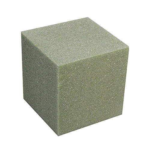 Product Cover FloraCraft Styrofoam Cube 4.8 Inch x 4.8 Inch x 4.8 Inch Green