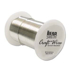 Product Cover Tarnish Resistant Craft Wire 20 Gauge, Silver Color