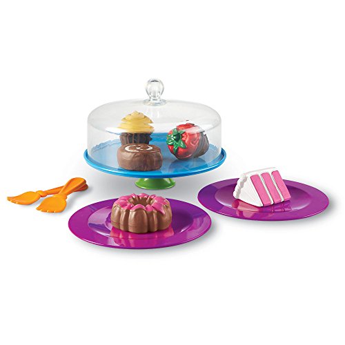 Product Cover Learning Resources New Sprouts Just Desserts! Pretend Play Food, 11 Pieces, Ages 18 mos+