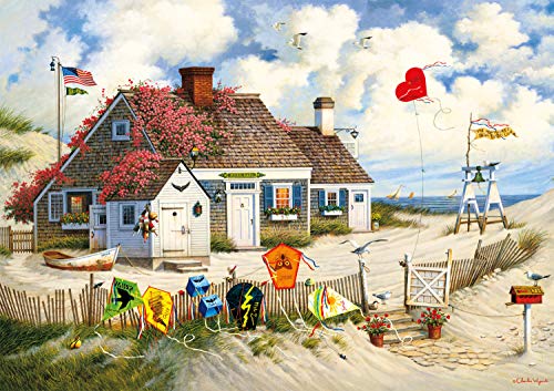 Product Cover Buffalo Games - Charles Wysocki - Root Beer Break at the Butterfields - 300 Large Piece Jigsaw Puzzle