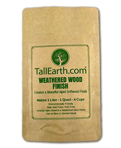 Product Cover Weathered Wood Finish - Non-Toxic Stain - Aged Driftwood Furniture & Craft Stain by Tall Earth