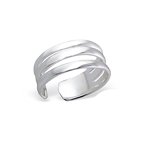 Product Cover Caratera Triple Toe Rings 925 Sterling Silver for Women and Girls