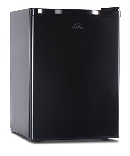 Product Cover Commercial Cool CCR26B Compact Single Door Refrigerator and Freezer, 2.6 Cu. Ft. Mini Fridge, Black