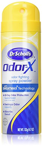 Product Cover Dr. Scholls Odor X With Sweatmax Spray Powder 4.7 Ounce (139ml) (6 Pack)