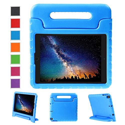 Product Cover NEWSTYLE Apple iPad Air 2 Case Shockproof Case Light Weight Kids Case Super Protection Cover Handle Stand Case for Kids Children For Apple iPad Air 2 (2014 Released) - Blue Color