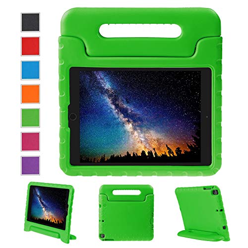 Product Cover NEWSTYLE Apple iPad Air 2 Case Shockproof Case Light Weight Kids Case Super Protection Cover Handle Stand Case for Kids Children For Apple iPad Air 2 (2014 Released) - Green Color