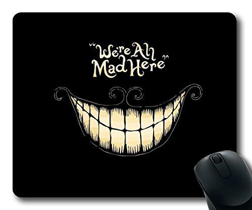 Product Cover Mouse Pads We're All Mad Here Design Regular Computer Mouse Pad