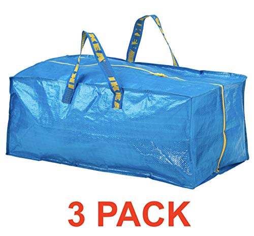 Product Cover Ikea Frakta Storage Bag - Blue -- SET OF 3