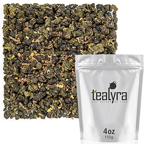 Product Cover Tealyra - Osmanthus Gui Hua Oolong - Taiwanese Oolong Loose Leafe Tea - Sweet and Aromatic Taste - Organically Produced - 110g (4-ounce)