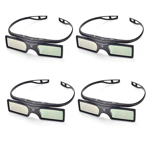 Product Cover PERGEAR 4xG15-DLP 144Hz 3D DLP-Link Active Glasses for Optoma/BenQ/Acer/LG Projector