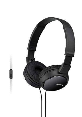 Product Cover Sony MDRZX110AP ZX Series Extra Bass Smartphone Headset with Mic (Black)
