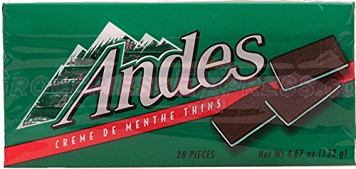 Product Cover Andes Creme De Menthe Thins, 4.67-ounce -28 Pieces Each Pack (Pack 4)