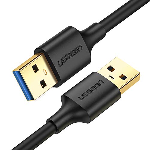 Product Cover UGREEN USB 3.0 A to A Cable Type A Male to Male Cable Cord for Data Transfer Hard Drive Enclosures, Printers, Modems, Cameras (3FT)