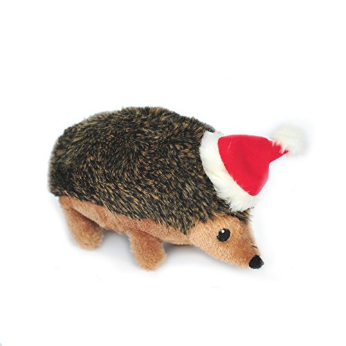 Product Cover ZippyPaws - Holiday Hedgehog Plush Squeaky Dog Toy, Christmas Pet Gift - Large