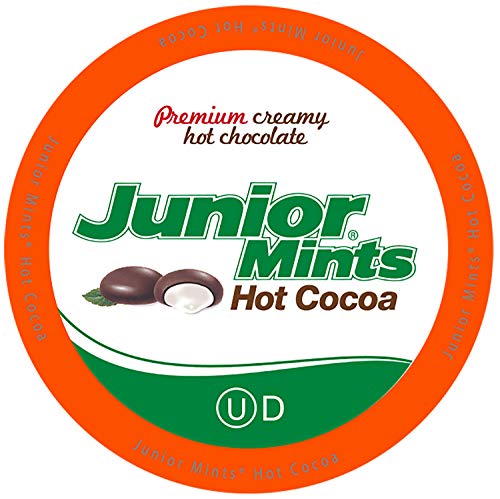 Product Cover Junior Mints Chocolate Mint Hot Cocoa Pods, Compatible with Keurig Brewers, 40Count - Perfect Peppermint Hot Chocolate Gift