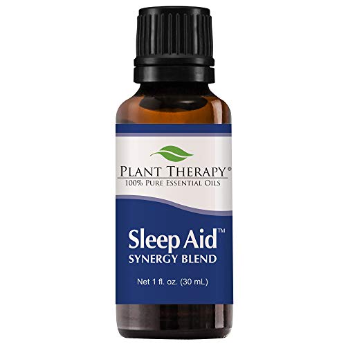 Product Cover Plant Therapy Essential Oil | Sleep Aid Synergy |Calming & Sleep Blend | 100% Pure, Undiluted, Natural Aromatherapy, Therapeutic Grade | 30 milliliter (1 ounce)