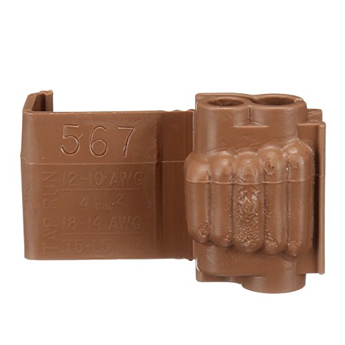 Product Cover 3M Scotchlok Electrical IDC 567-POUCH, Run and Tap, Brown, 18-14 AWG (Tap), 12-10 AWG (Run)