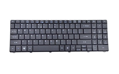 Product Cover Eathtek Replacement Keyboard for Acer Emachines E430 E525 E625 E627 E628 E630 E725 Aspire 5516 5517 5532 5534 Series Black US Layout, Compatible Part Number PK130CK2A10 MP-08G63US-698