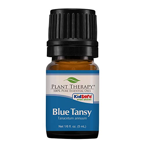 Product Cover Plant Therapy Blue Tansy Essential Oil 100% Pure, Undiluted, Natural Aromatherapy, Therapeutic Grade 5 mL (1/6 oz)