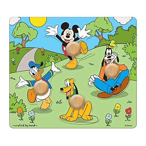 Product Cover Melissa & Doug Disney Mickey Mouse and Friends Jumbo Knob Wooden Puzzle