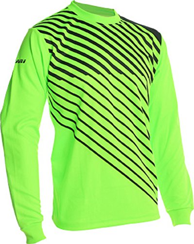 Product Cover Vizari 60042 Arroyo Goalkeeper Jersey, Neon Green/Black, Size Youth Large