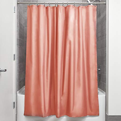 Product Cover iDesign Fabric Shower Curtain, Water-Repellent and Mold- and Mildew-Resistant Liner for Master, Guest, Kid's, College Dorm Bathroom, 72