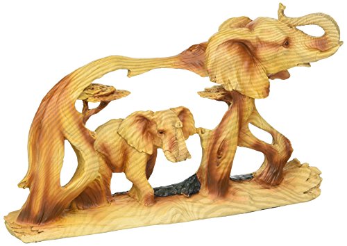 Product Cover StealStreet SS-UG-MMD-186, 8 Inch Elephant in The Wild Woodlike Bust Scene Carving Figurine