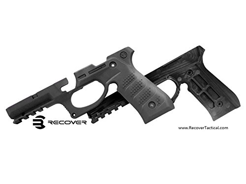 Product Cover Recover Tactical BC2 Grip & Rail System for Beretta 92 M9 Series Pistol, Black