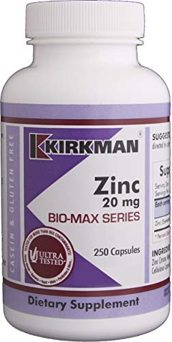 Product Cover Zinc 20 mg - Bio-Max Series- 250ct