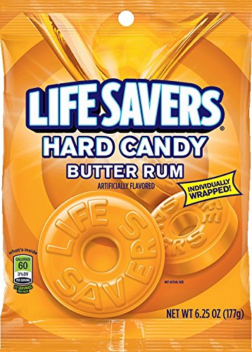 Product Cover LifeSavers Candy, Individually Wrapped, Butter Rum 6.25 oz (pack of 3)
