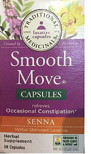 Product Cover Traditional Medicinals Smooth Move Senna 50 caps,(Pack of 1)