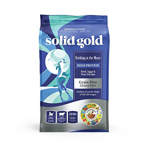 Product Cover Solid Gold - Barking at The Moon with Real Beef - High-Protein - Grain-Free Dry Dog Food for All Life Stages - 24 lbs