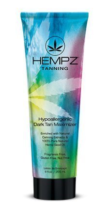 Product Cover Hempz Dark Tan Maximizer, Hypoallergenic, 9 Ounce